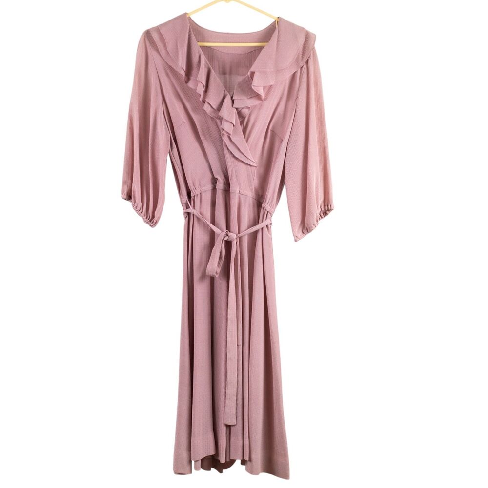 Vintage handmade pink blush dress size M